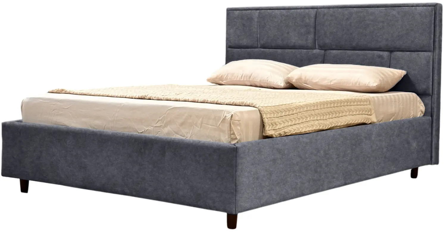 Кровать Charmbed Lux Sofi 180x200 Mono 09 (Grey-Blue) - 4