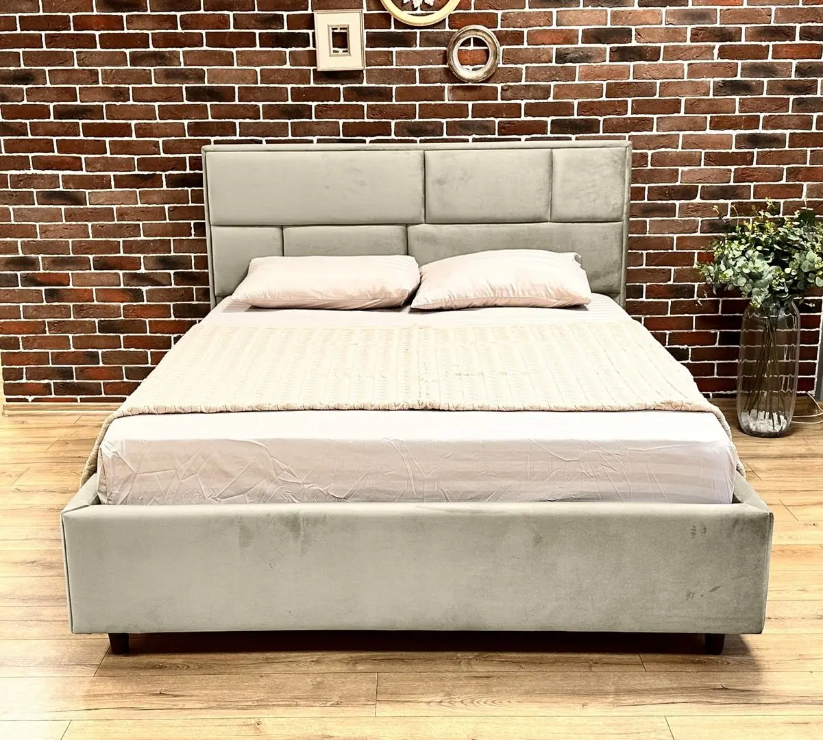 Pat Charmbed Lux Sofi Laguna 08 180x200 (Gray-Beige) - 2