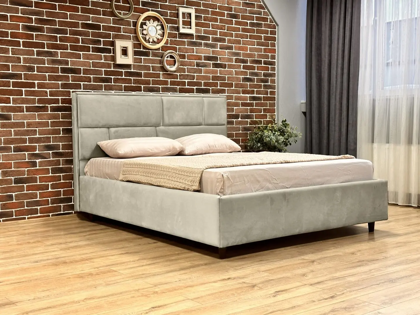 Pat Charmbed Lux Sofi Laguna 08 180x200 (Gray-Beige)
