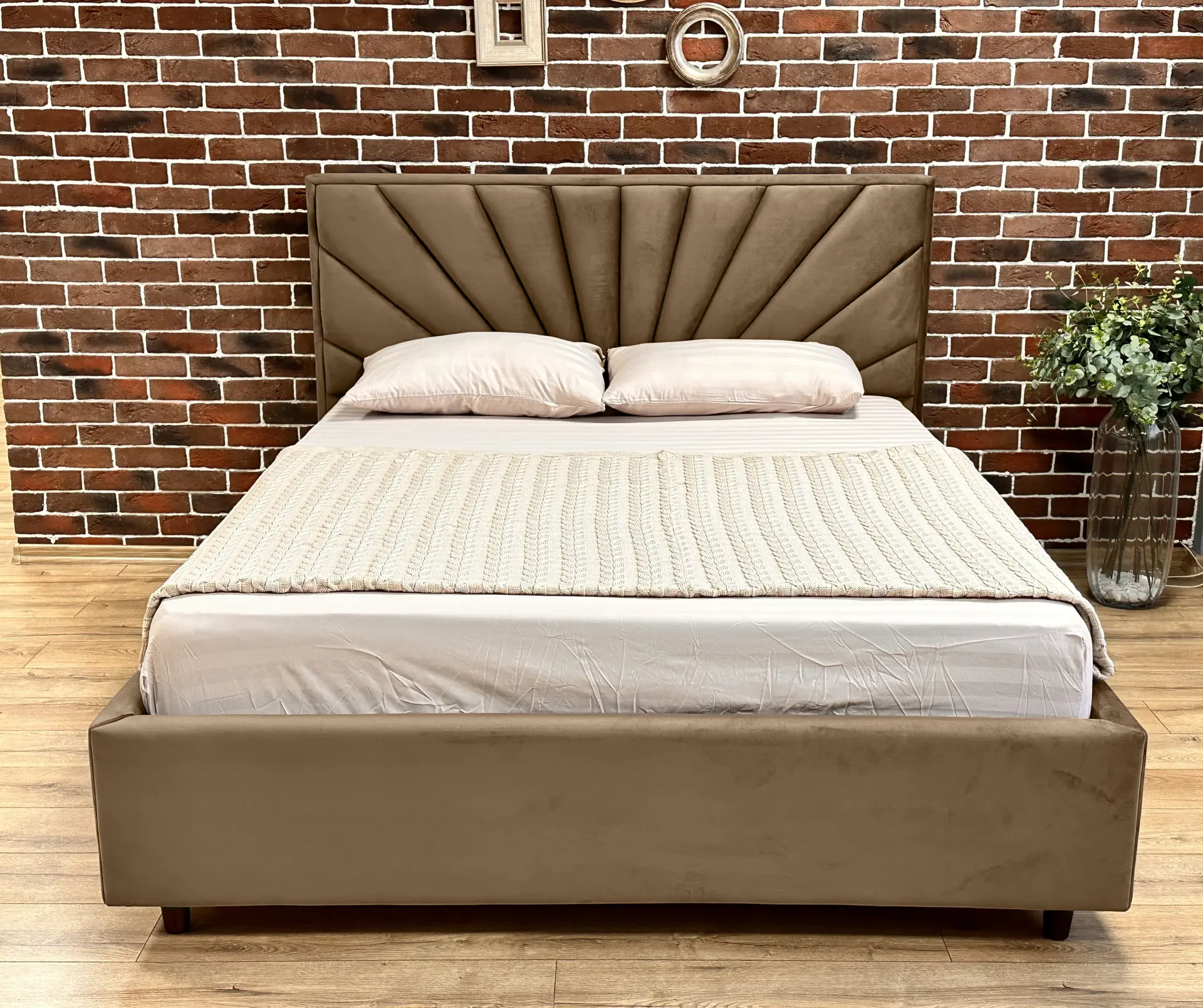 Кровать Charmbed Lux Sunny 160x200 Laguna 06 (Cappuccino) - 2