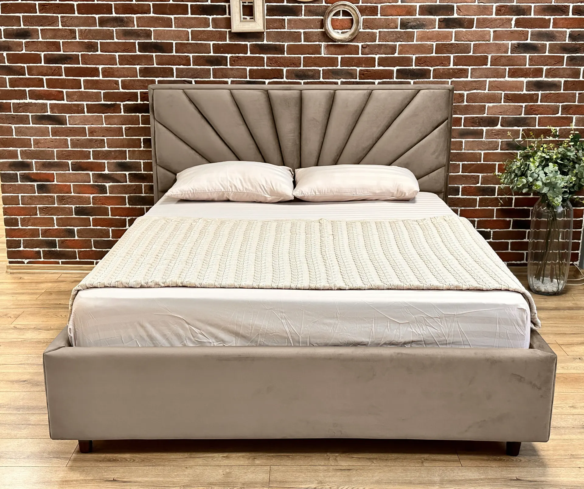 Кровать Charmbed Lux Sunny 160x200 Laguna 07 (Beige) - 2