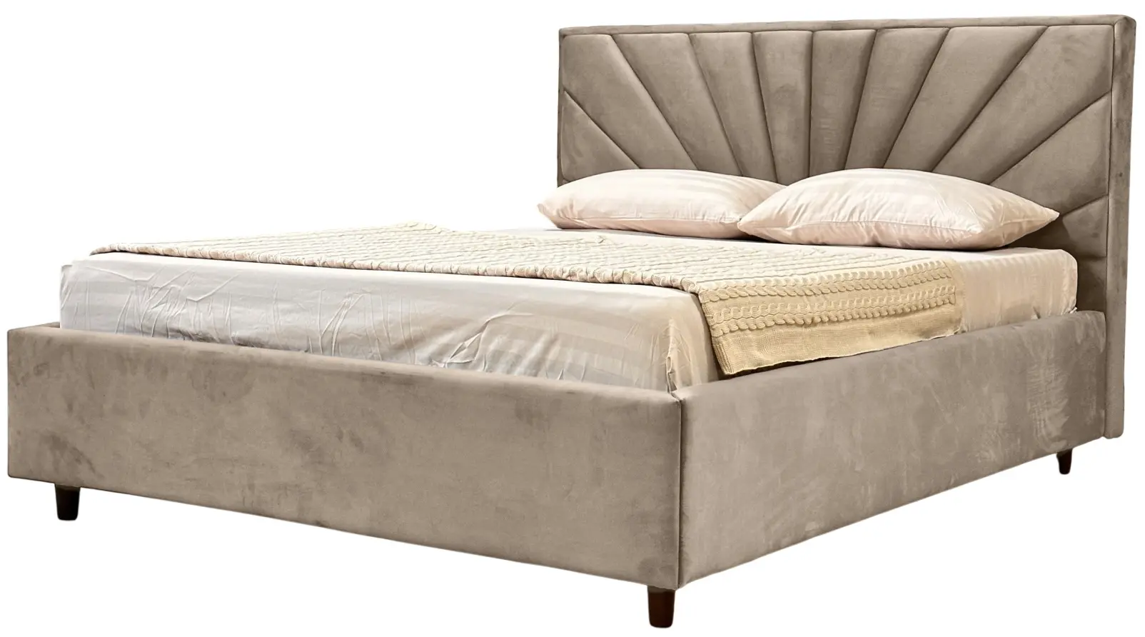 Кровать Charmbed Lux Sunny 160x200 Laguna 07 (Beige) - 5