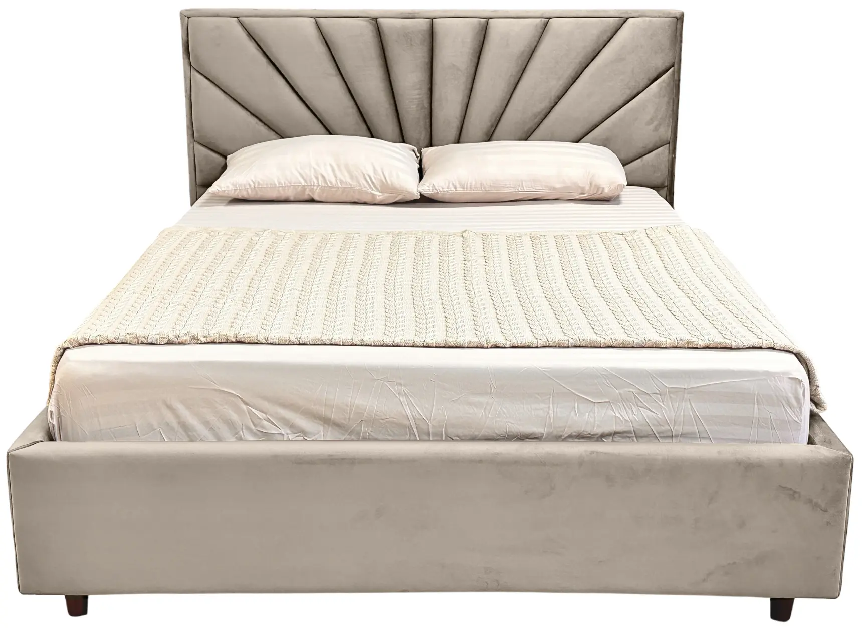 Кровать Charmbed Lux Sunny 160x200 Laguna 08 (Gray-Beige) - 3