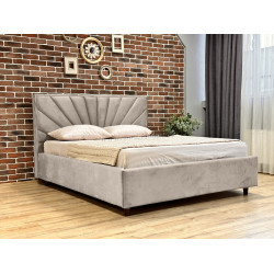 Кровать Charmbed Lux Sunny 160x200 Laguna 08 (Gray-Beige)