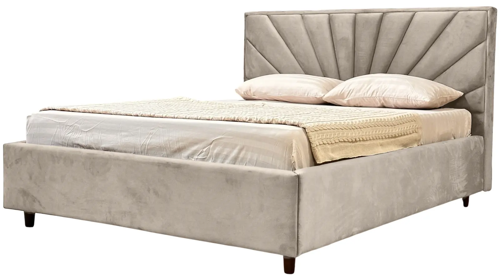 Кровать Charmbed Lux Sunny 160x200 Laguna 08 (Gray-Beige) - 4