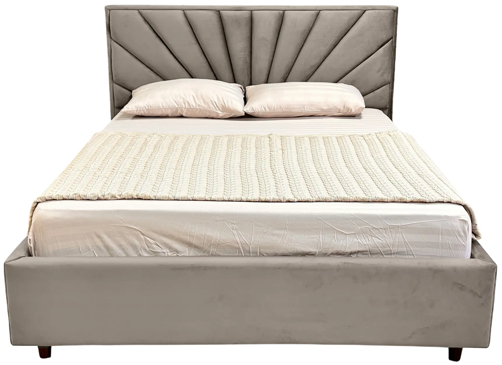 Кровать Charmbed Lux Sunny 160x200 Laguna 09 (Stone Gray) - 3
