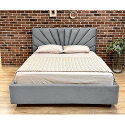 Кровать Charmbed Lux Sunny 160x200 Laguna 42 (Light Gray) Thumb