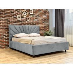 Кровать Charmbed Lux Sunny 160x200 Laguna 42 (Light Gray)