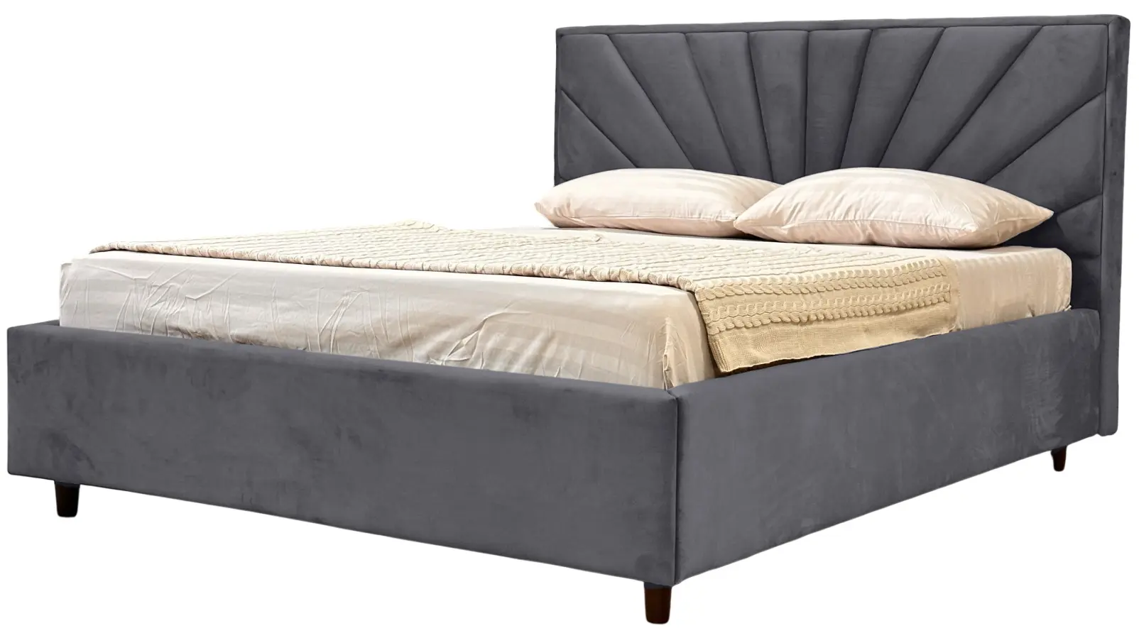 Кровать Charmbed Lux Sunny 160x200 Laguna 44 (Graphite) - 4