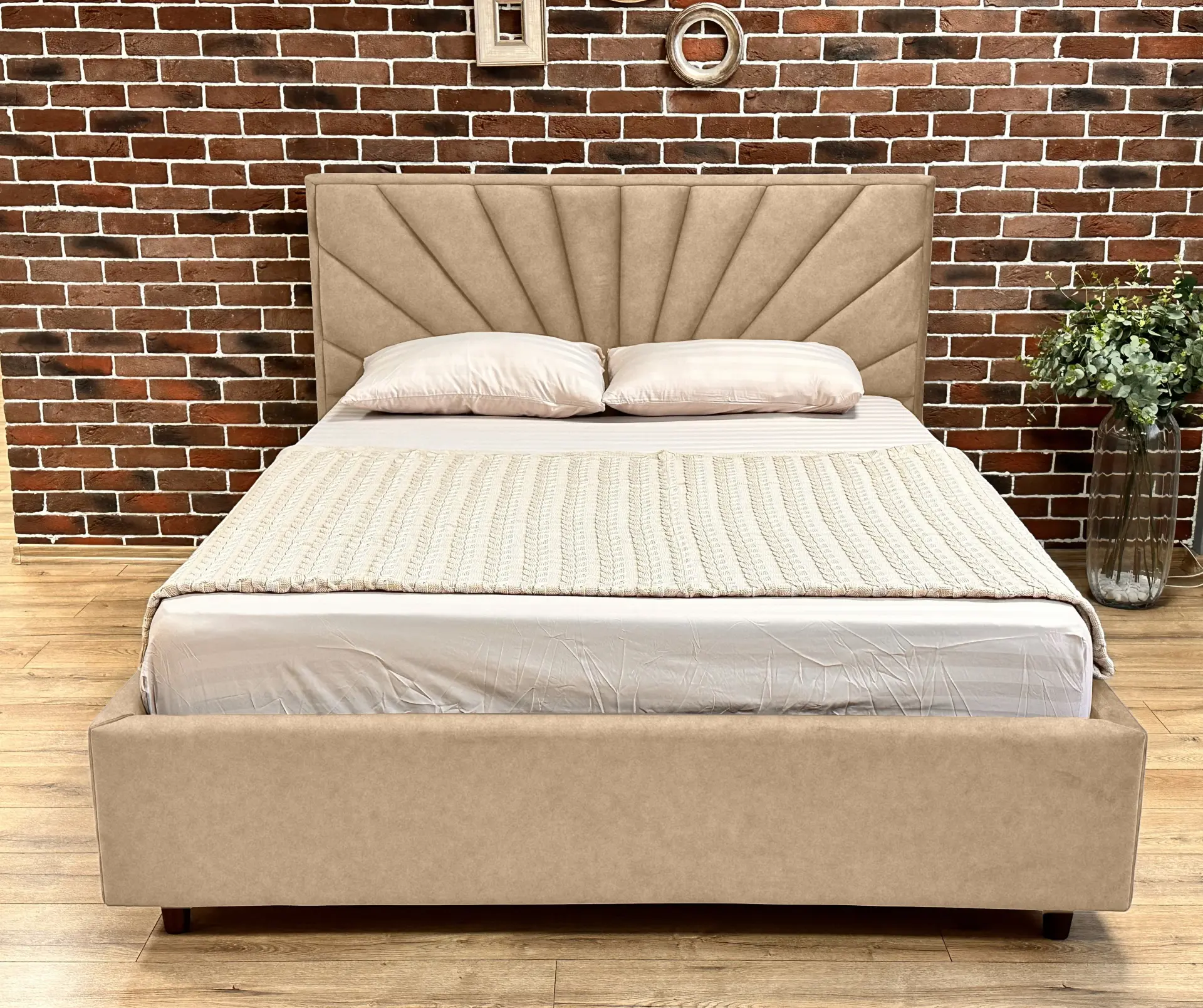 Кровать Charmbed Lux Sunny 160x200 Mono 02 (Beige) - 2