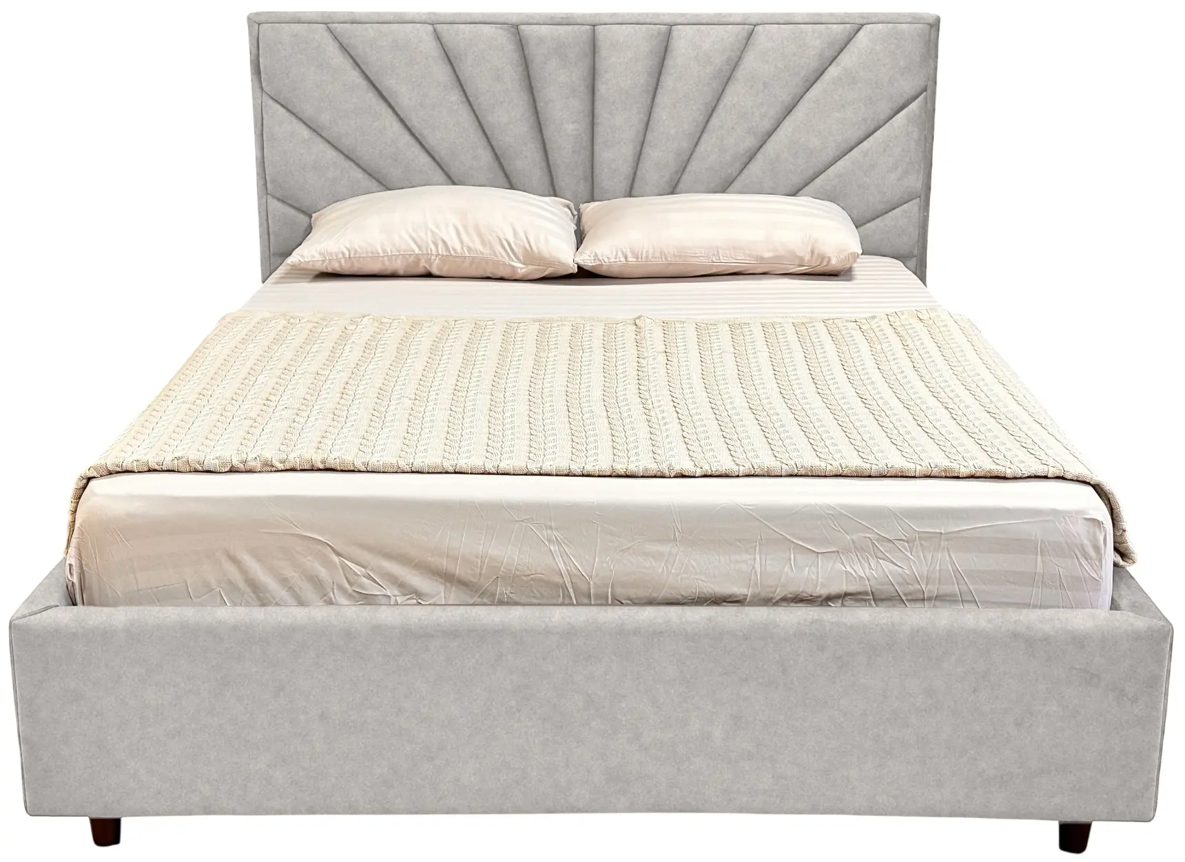 Кровать Charmbed Lux Sunny 160x200 Mono 03 (Light Grey) - 3