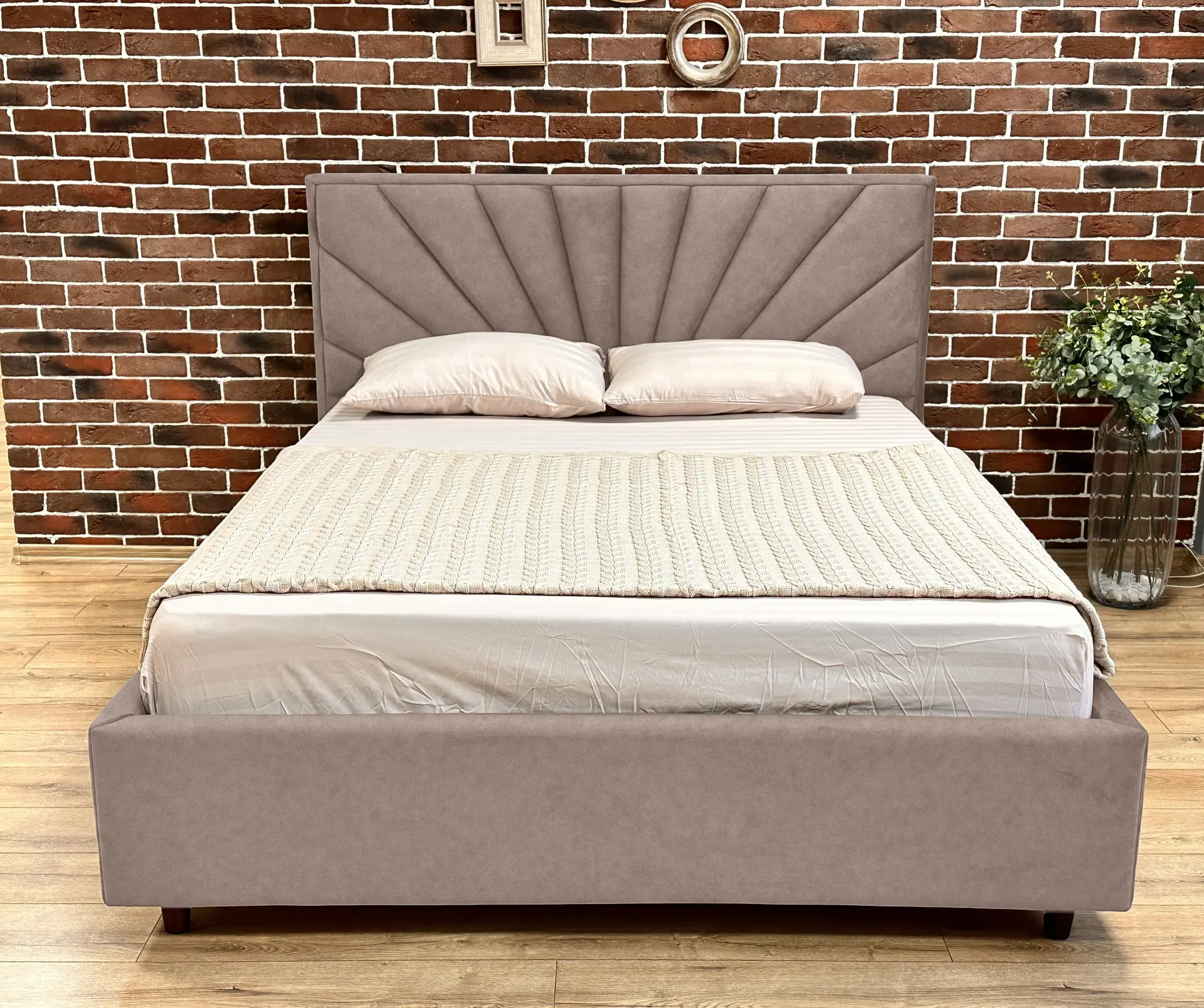 Кровать Charmbed Lux Sunny 160x200 Mono 04 (Light Brown) - 2