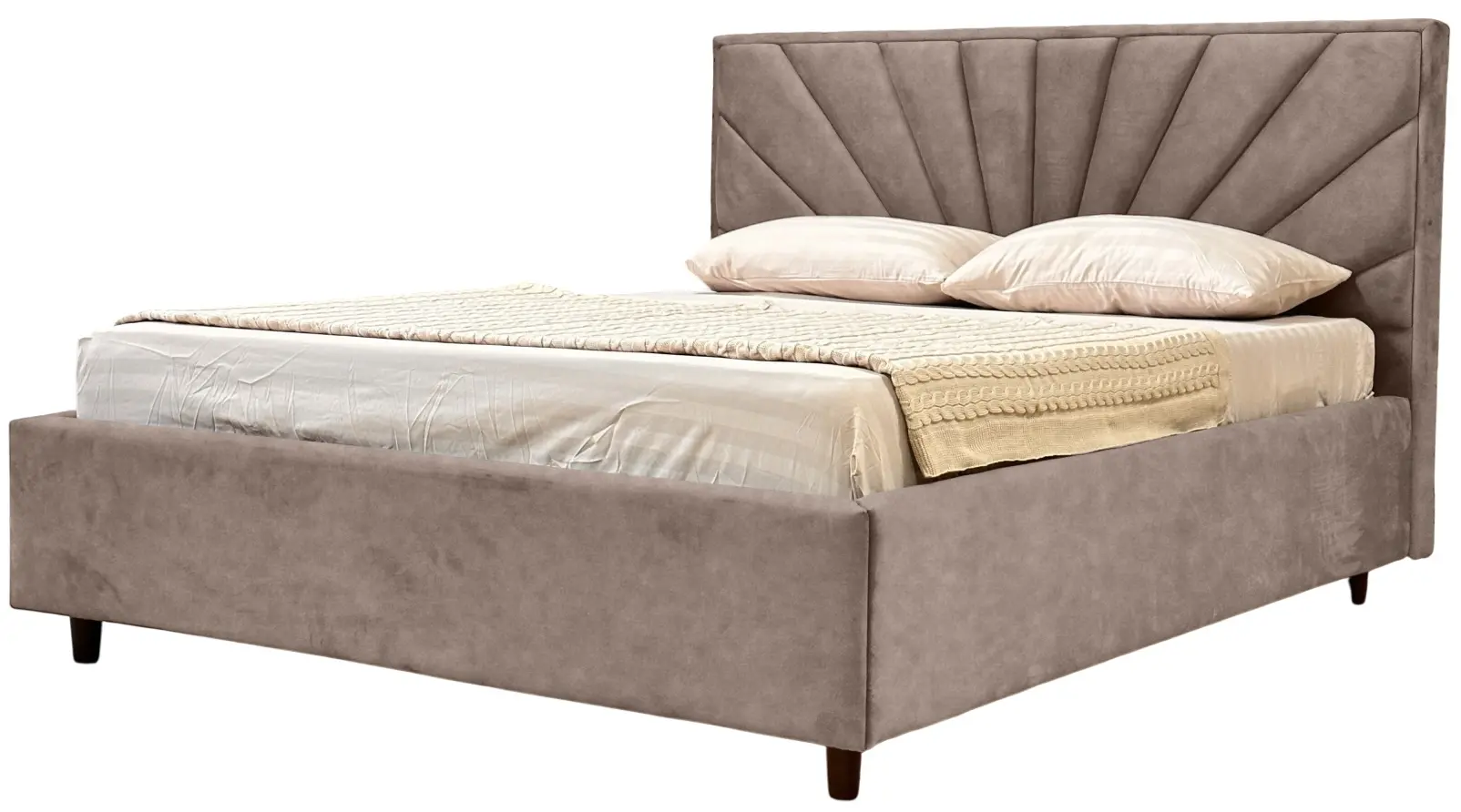Кровать Charmbed Lux Sunny 160x200 Mono 04 (Light Brown) - 4