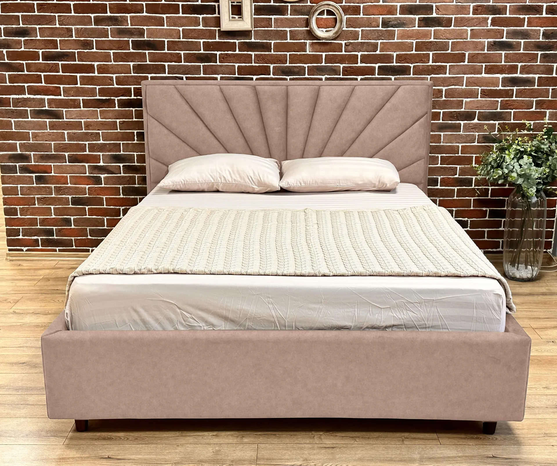 Кровать Charmbed Lux Sunny 160x200 Mono 06 (Dark Beige) - 2