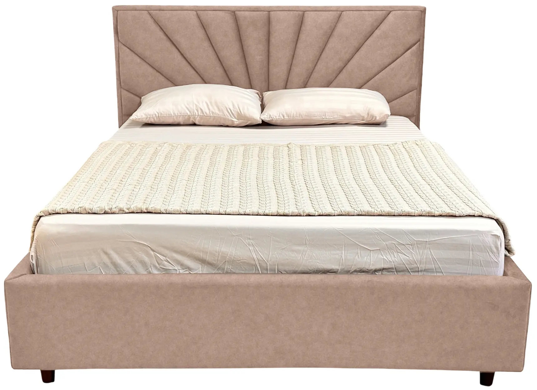 Кровать Charmbed Lux Sunny 160x200 Mono 06 (Dark Beige) - 3