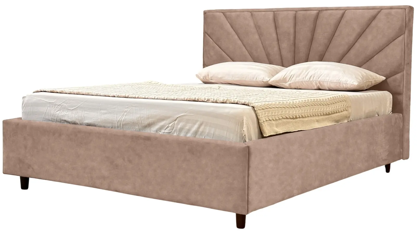 Кровать Charmbed Lux Sunny 160x200 Mono 06 (Dark Beige) - 4