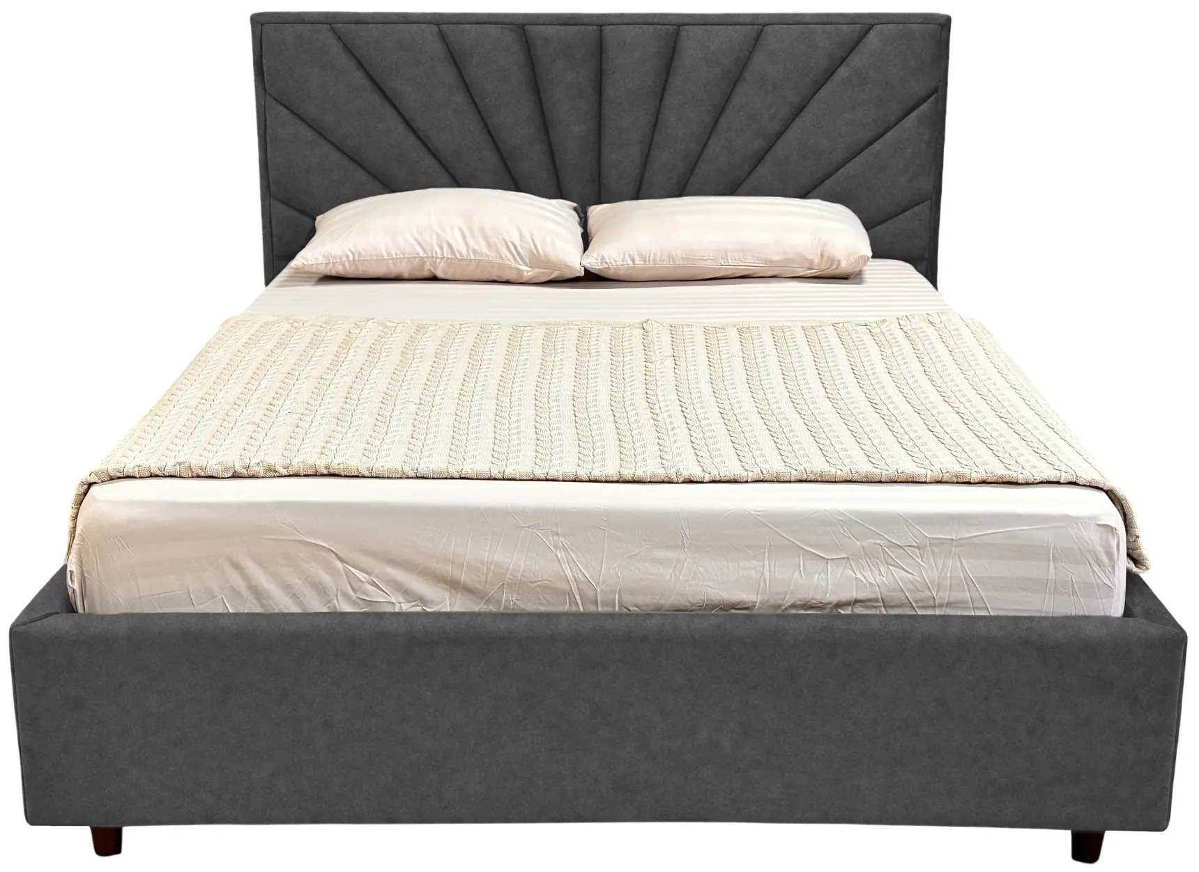 Кровать Charmbed Lux Sunny 160x200 Mono 07 (Dark Grey) - 3