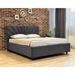 Кровать Charmbed Lux Sunny 160x200 Mono 07 (Dark Grey)