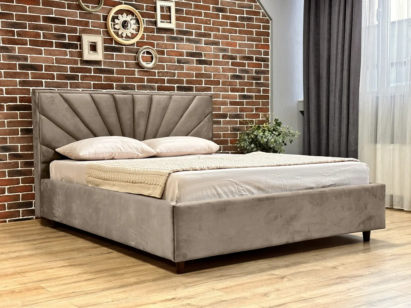 Кровать Charmbed Lux Sunny 180x200 Laguna 07 (Beige)