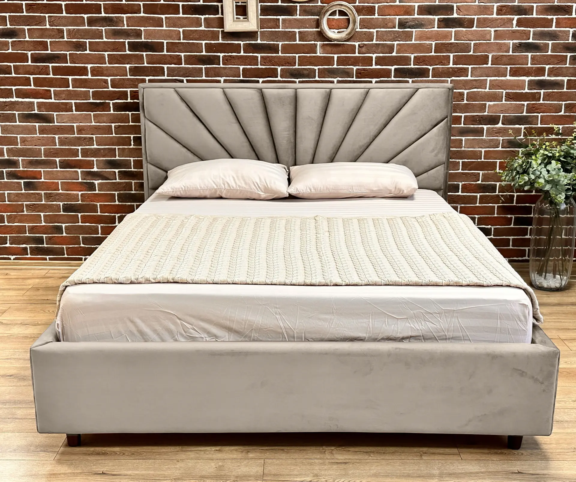 Кровать Charmbed Lux Sunny 180x200 Laguna 08 (Gray-Beige) - 2