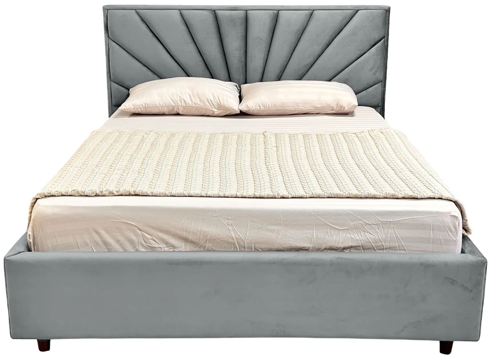 Кровать Charmbed Lux Sunny 180x200 Laguna 42 (Light Gray) - 3
