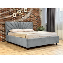 Кровать Charmbed Lux Sunny 180x200 Laguna 42 (Light Gray)