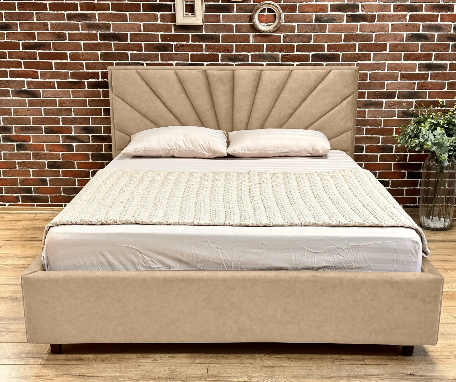Кровать Charmbed Lux Sunny 180x200 Mono 02 (Beige) - 2