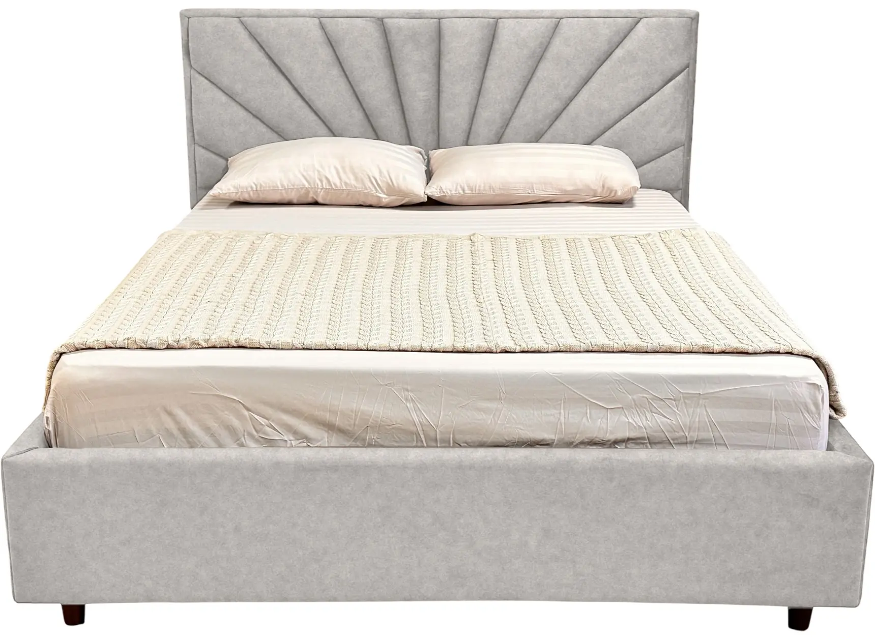 Кровать Charmbed Lux Sunny 180x200 Mono 03 (Light Grey) - 3