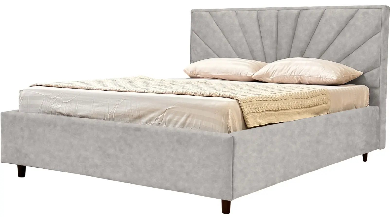 Кровать Charmbed Lux Sunny 180x200 Mono 03 (Light Grey) - 4
