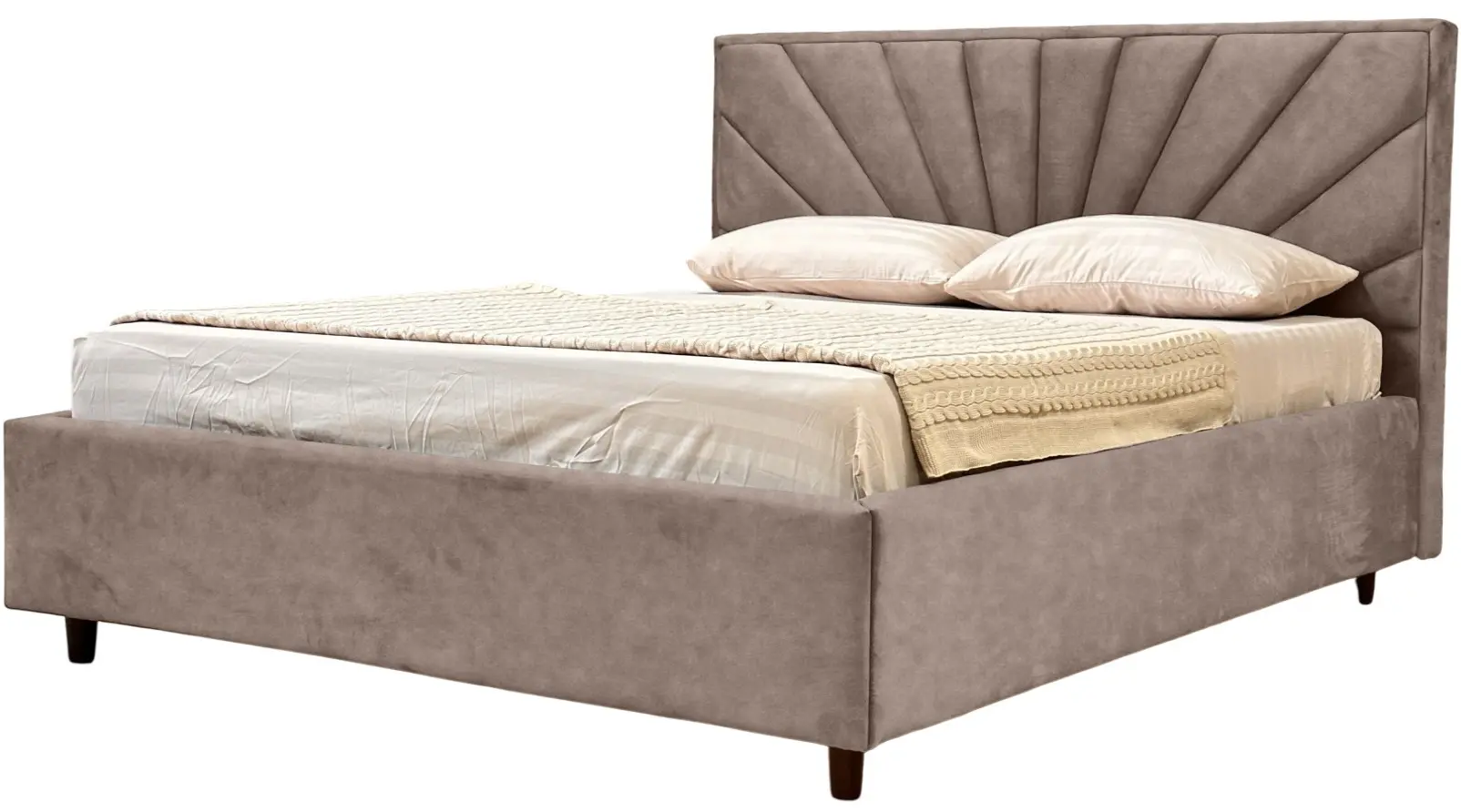Кровать Charmbed Lux Sunny 180x200 Mono 04 (Light Brown) - 4