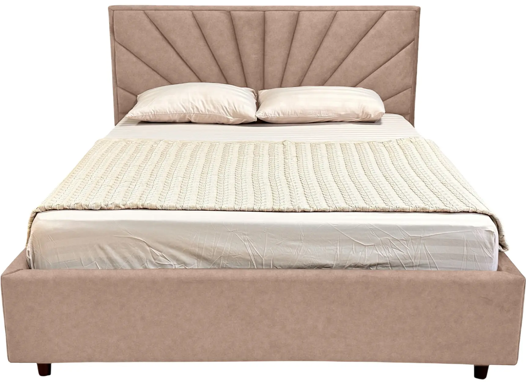 Кровать Charmbed Lux Sunny 180x200 Mono 06 (Dark Beige) - 3