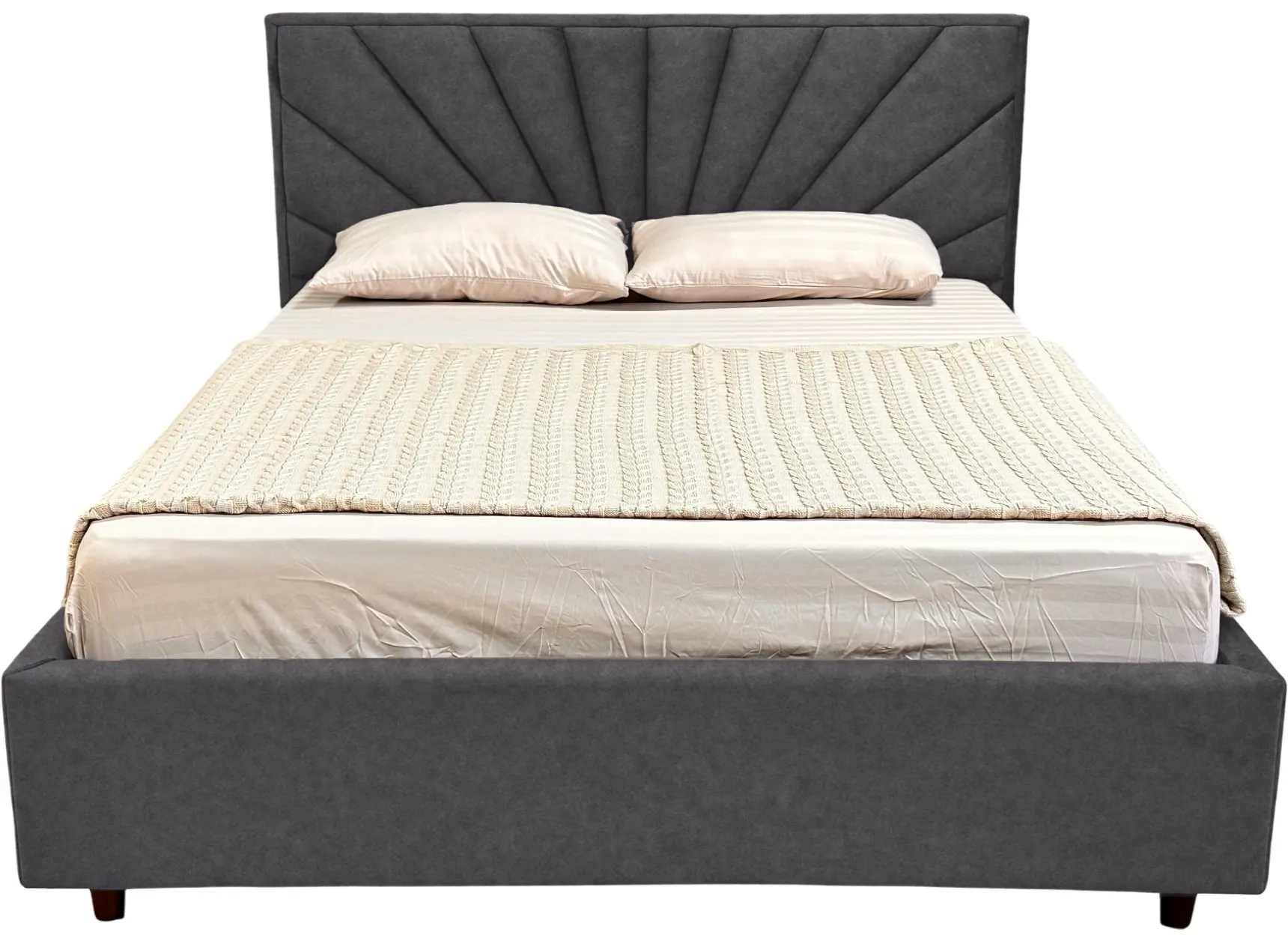 Кровать Charmbed Lux Sunny 180x200 Mono 07 (Dark Grey) - 3