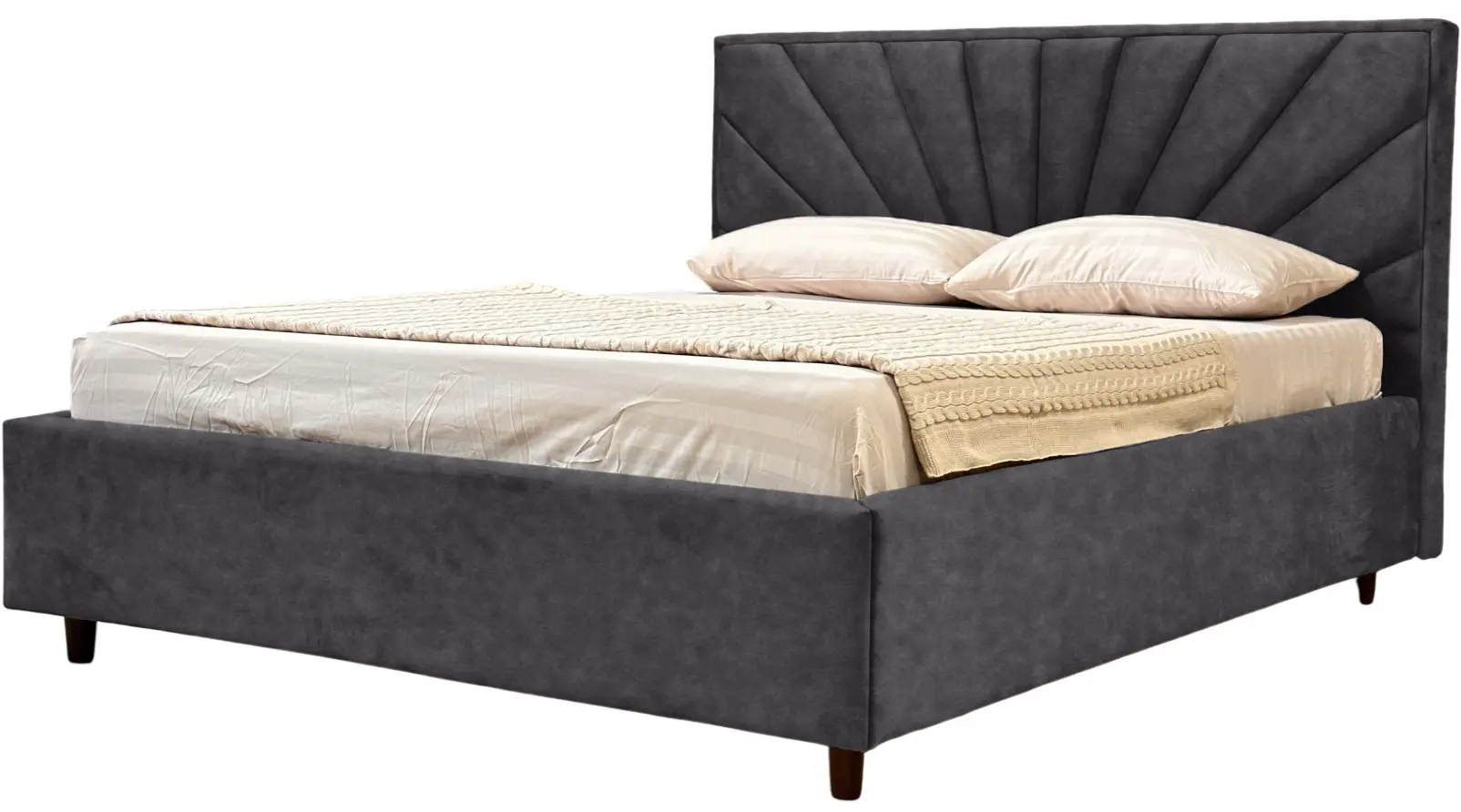 Кровать Charmbed Lux Sunny 180x200 Mono 07 (Dark Grey) - 4