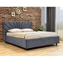 Кровать Charmbed Lux Sunny 180x200 Mono 09 (Grey-Blue)