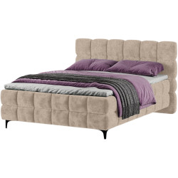 Кровать Charmbed Melani 160x200 King 02 (Light Beige) Thumb