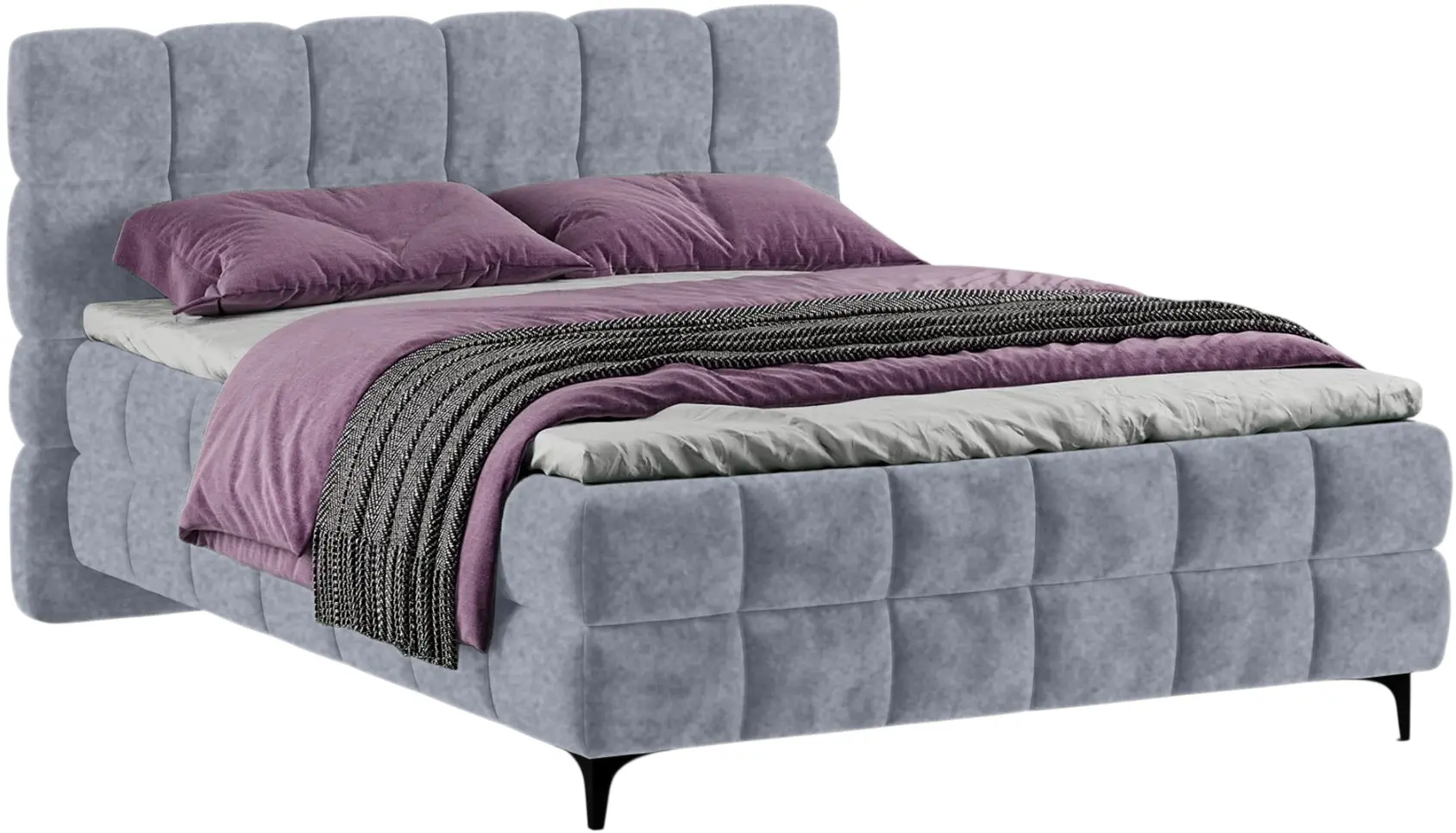 Pat Charmbed Melani 160x200 King 08 (Grey-Blue) - 2