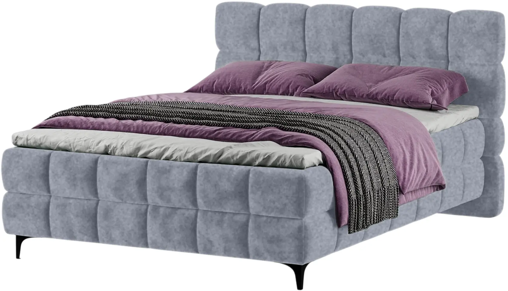 Pat Charmbed Melani 160x200 King 08 (Grey-Blue) - 4