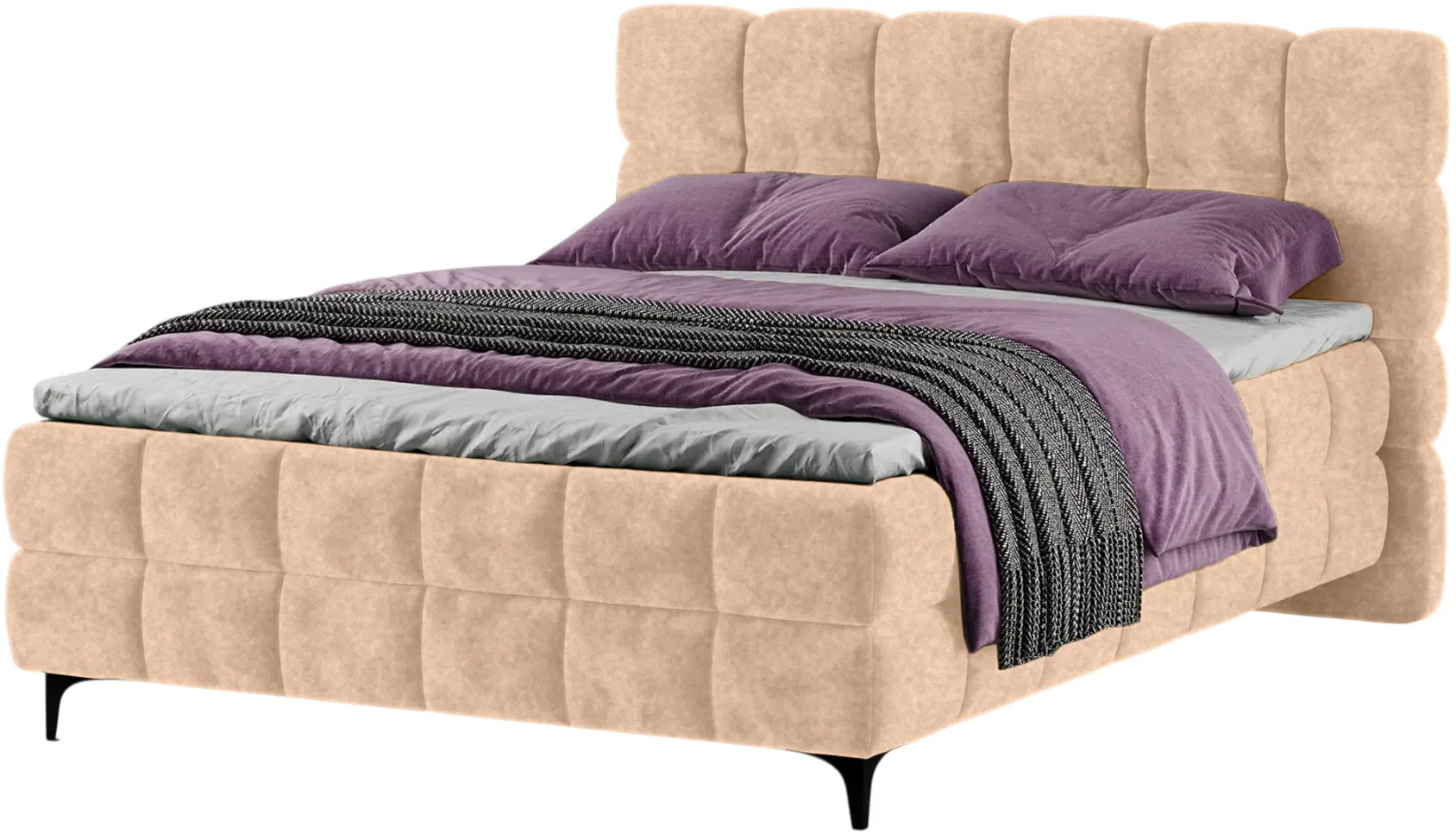 Кровать Charmbed Melani 160x200 Mono 02 (Beige) - 4
