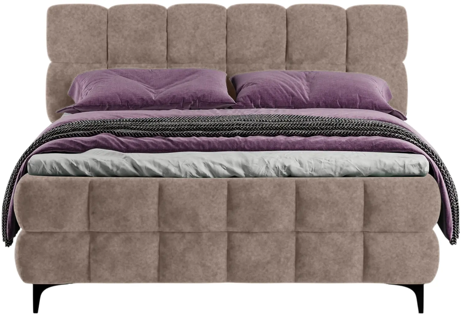Pat Charmbed Melani 160x200 Mono 04 (Light Brown) - 3