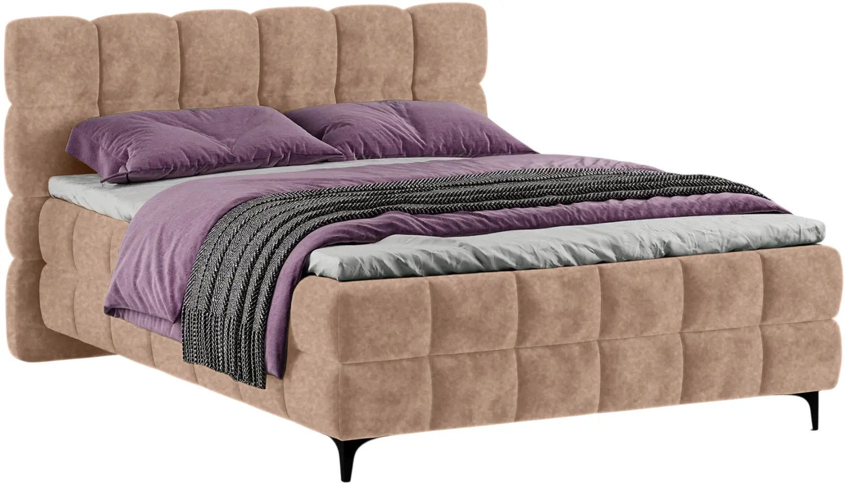 Pat Charmbed Melani 160x200 Mono 06 (Dark Beige) - 2