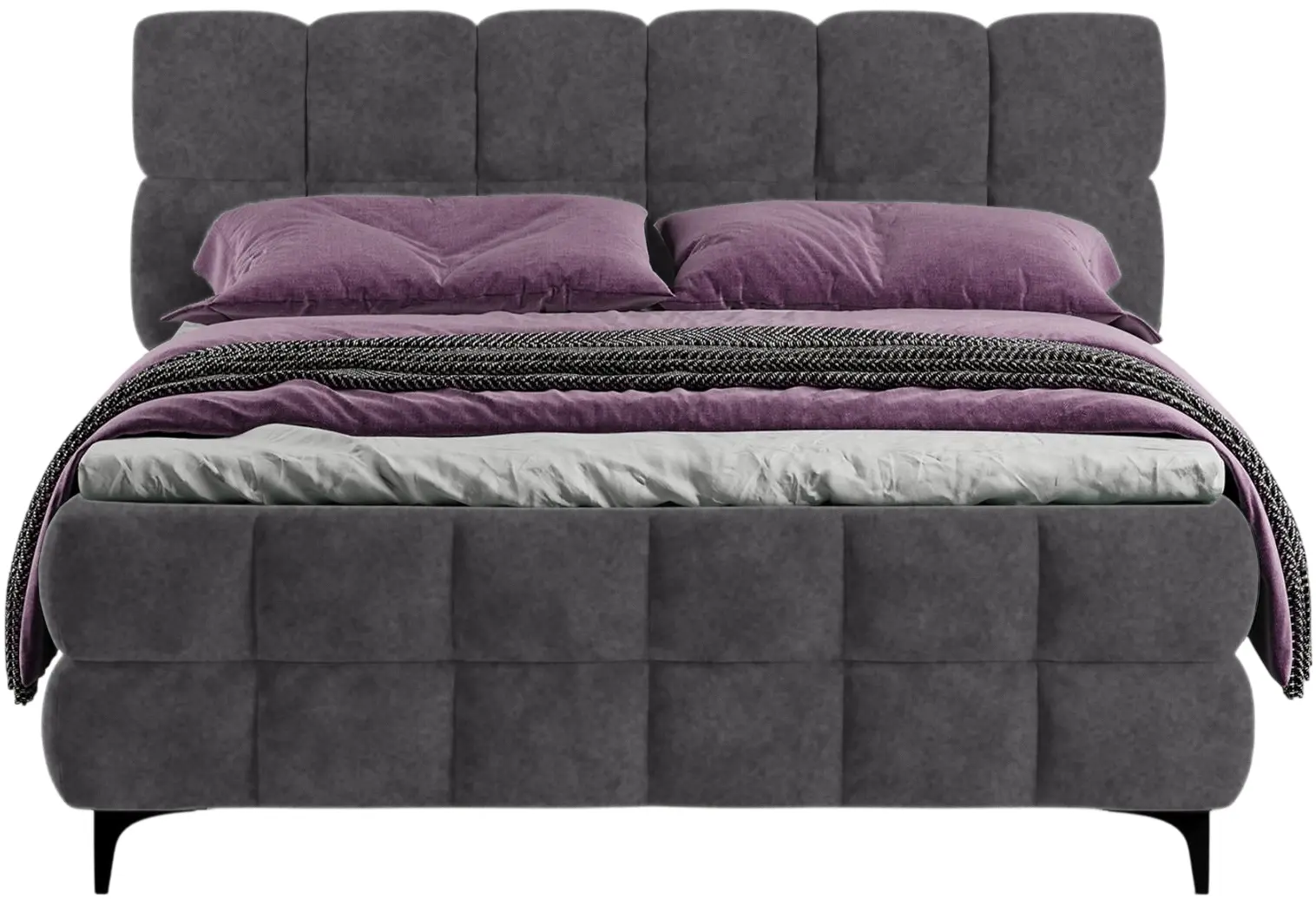 Кровать Charmbed Melani 160x200 Mono 07 (Dark Grey) - 3