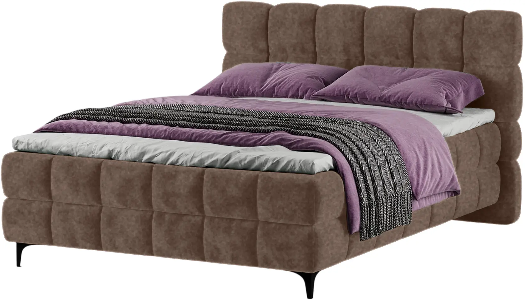 Pat Charmbed Melani 160x200 Mono 08 (Brown) - 4