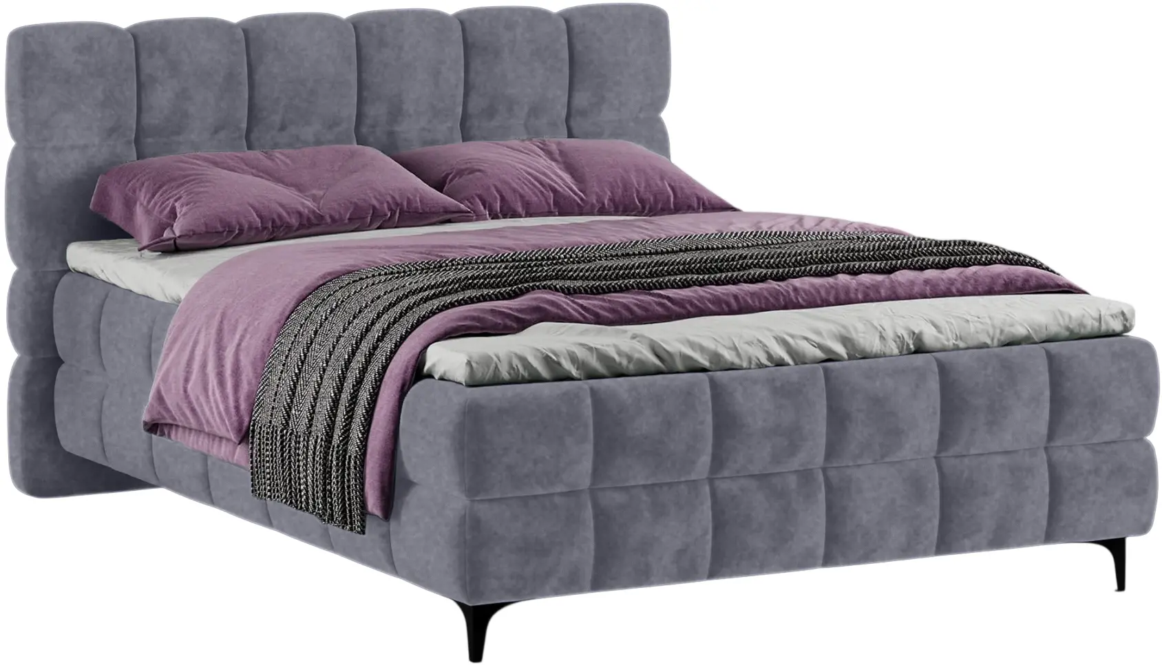 Pat Charmbed Melani 160x200 Mono 09 (Grey-Blue) - 2