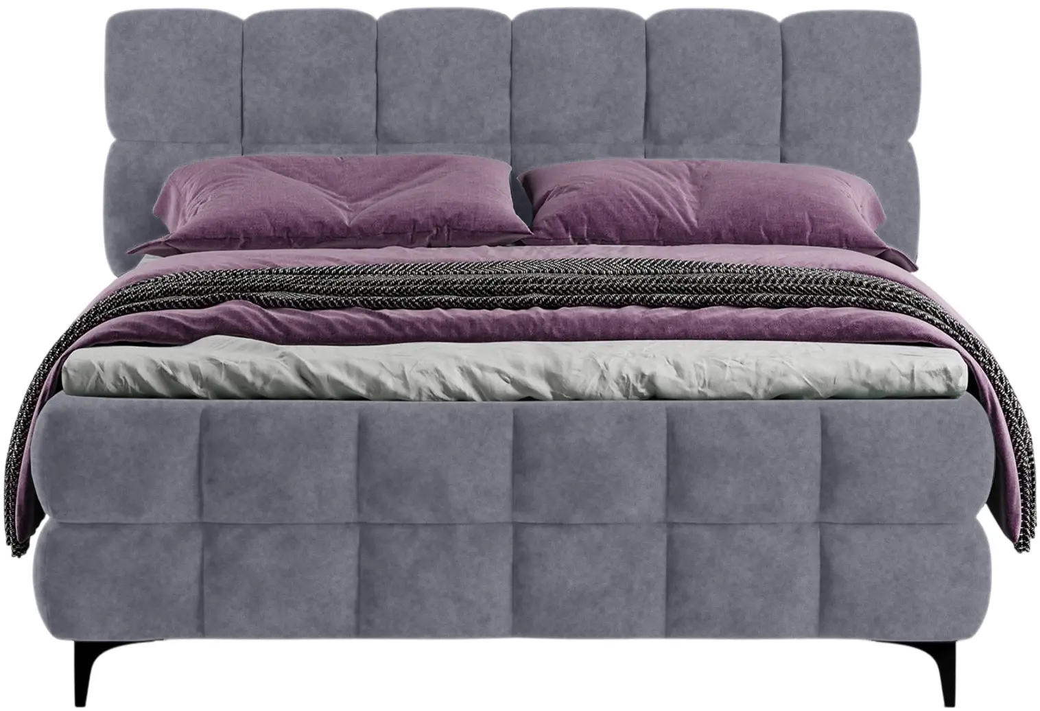 Pat Charmbed Melani 160x200 Mono 09 (Grey-Blue) - 3