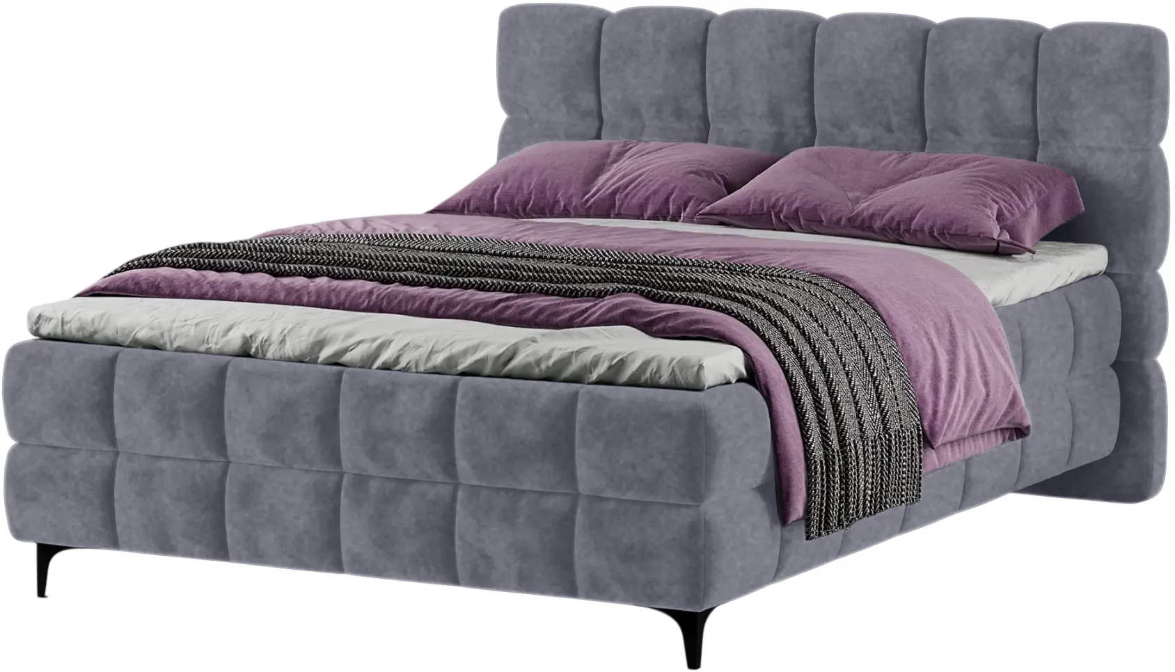 Pat Charmbed Melani 160x200 Mono 09 (Grey-Blue) - 4