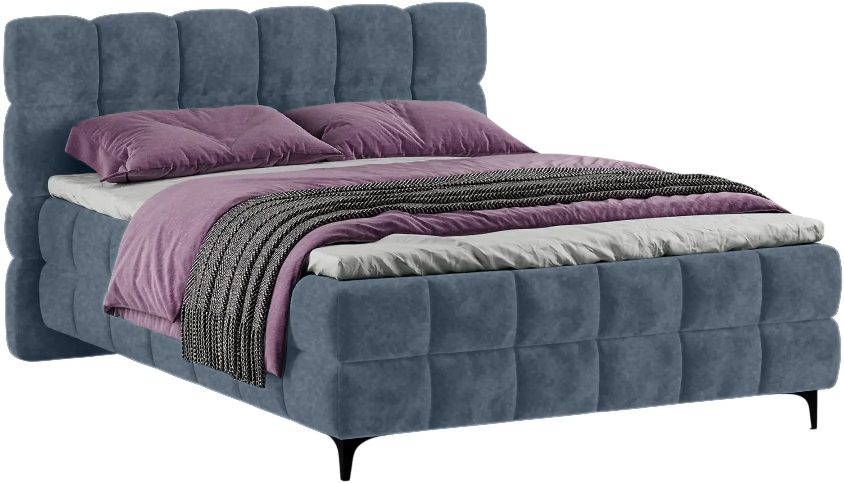 Pat Charmbed Melani 160x200 Mono 10 (Blue) - 2