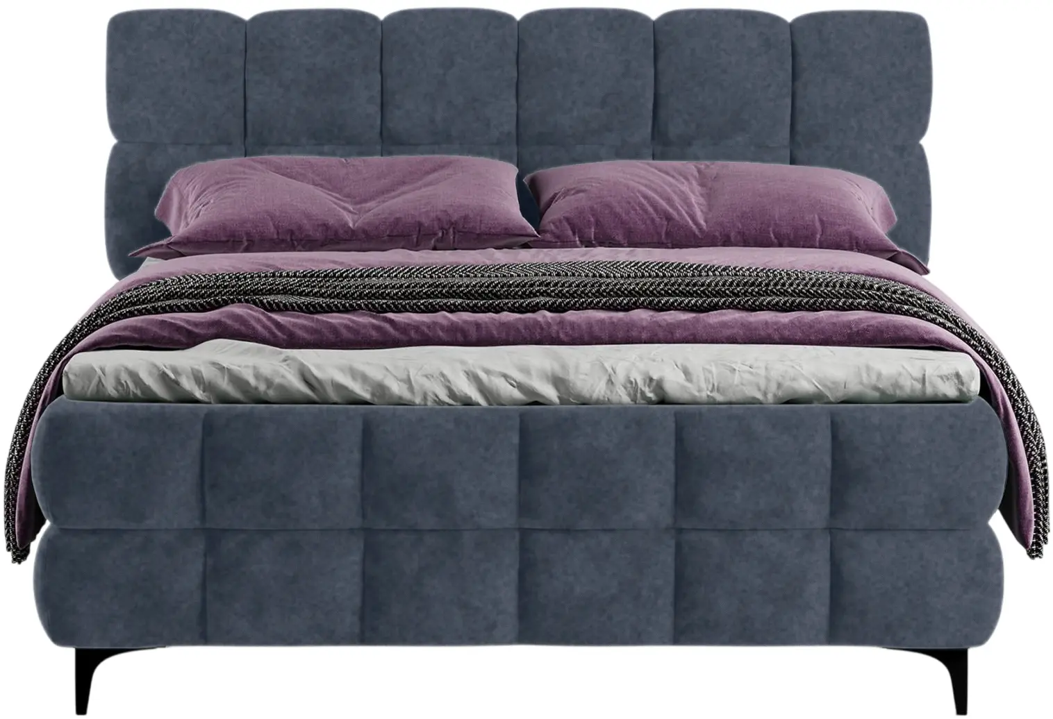 Pat Charmbed Melani 160x200 Mono 11 (Dark Blue) - 3