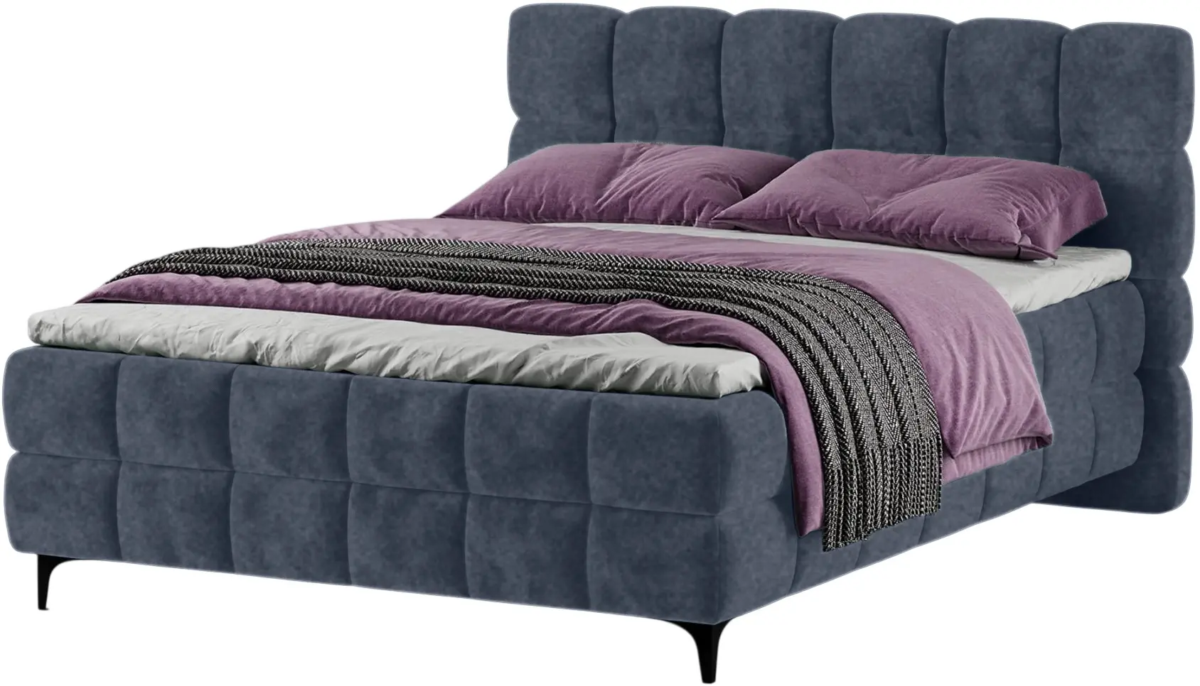 Pat Charmbed Melani 160x200 Mono 11 (Dark Blue) - 4