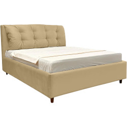 Кровать Charmbed Premium Adaline 160x200 Laguna 06 (Light Beige) Thumb