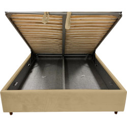 Кровать Charmbed Premium Adaline 160x200 Laguna 06 (Light Beige) Thumb